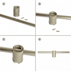 Chave de abertura de kegs tipo D & S