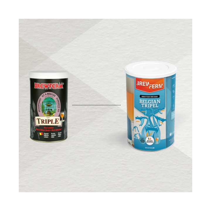 Brewferm® Belgian Tripel (1.5kg) - Kit de Cerveja Belga Forte e Dourada