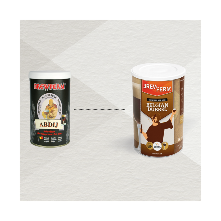 Brewferm® Belgian Dubbel / Abadia (1.5kg) - Kit de Cerveja Escura de Estilo Belga
