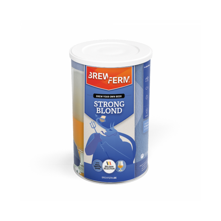 Brewferm® Strong Blond (1.5kg) - Kit de Cerveja Loira Forte de Estilo Belga