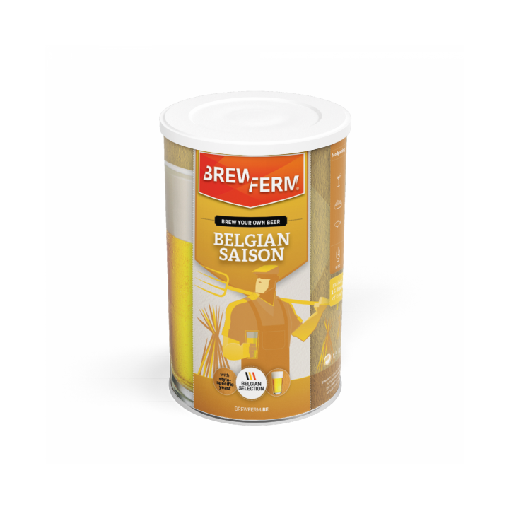 Brewferm® Belgian Saison (1.5kg) - Kit de Cerveja de Estilo Farmhouse Belga