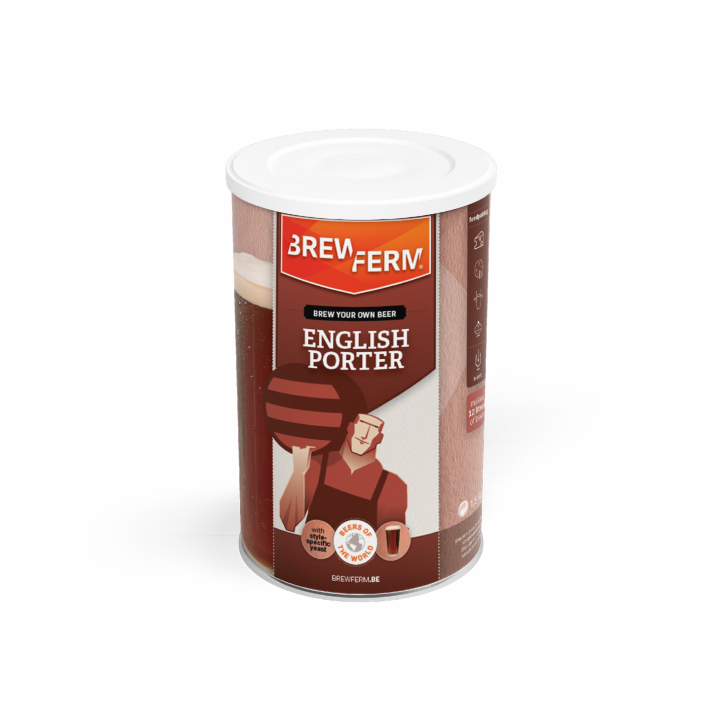 Kit Brewferm English Porter 1.5kg - Faz Cerveja Preta em Casa