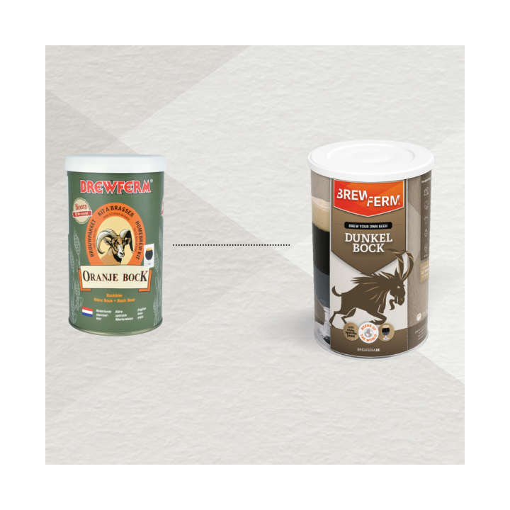 Kit Brewferm Dunkel Bock 1.5kg - Faz Cerveja Lager Escura