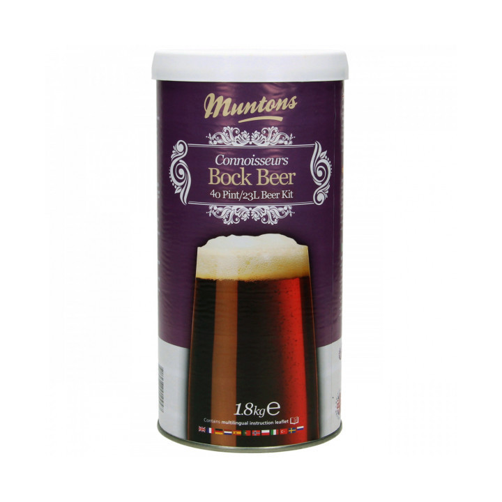 Muntons Connoisseurs Bock (1.8kg) - Kit de Cerveja Lager Escura e Encorpada