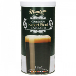Muntons Connoisseurs Export Stout (1.8kg) - Kit de Cerveja Preta Intensa e Encorpada