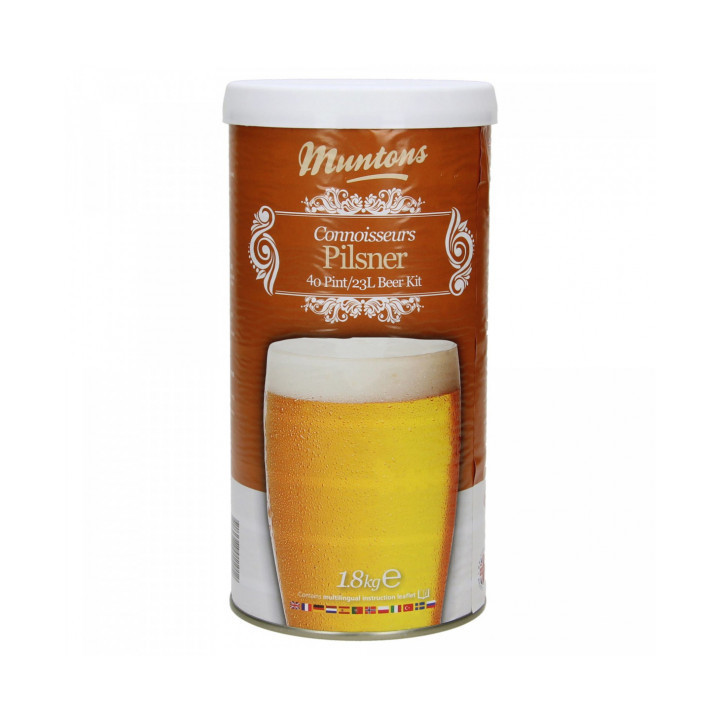 Kit Muntons Connoisseurs Pilsner 1.8kg - Faz Cerveja Pilsner