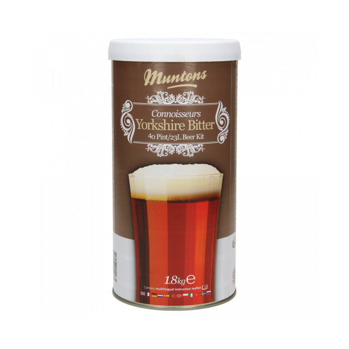 Kit Muntons Connoisseurs Yorkshire Bitter 1,8kg - Faz Cerveja Inglesa
