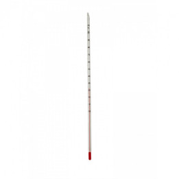 Termómetro Analógico de Precisão (-10°C a +110°C) – Líquido Vermelho