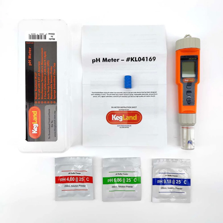Medidor de pH Digital KegLand - Precisão para Cerveja Artesanal