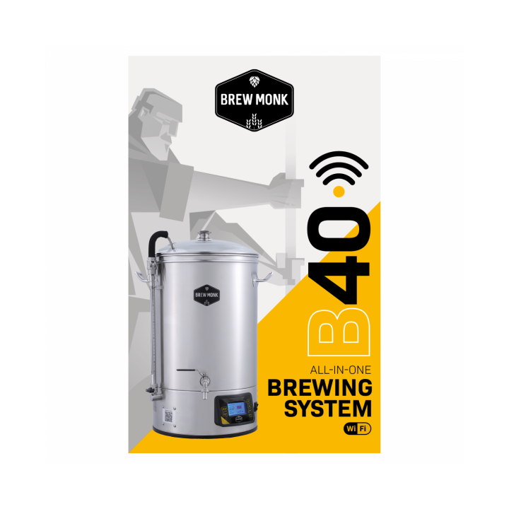 Brew Monk B40 WiFi 40L - Panela Automática de Cerveja Artesanal