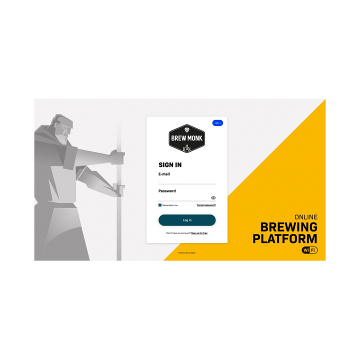 Sistema de Brassagem Automático Brew Monk™ B40 WiFi (40L)