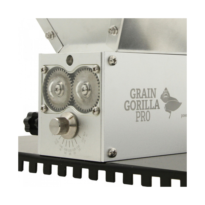 Moinho de Malte Brewferm® Grain Gorilla Pro – 3 Rolos Inox Ajustáveis