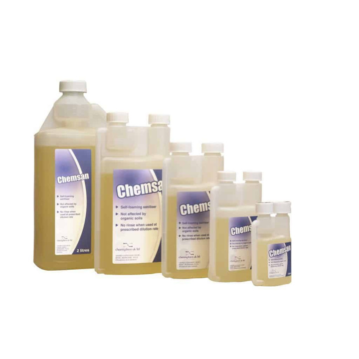ChemSan No-Rinse Sanitizer - Desinfetante Cerveja Artesanal