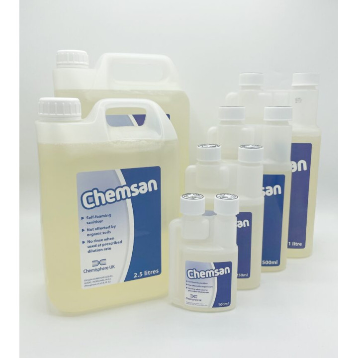 ChemSan No-Rinse Sanitizer - Desinfetante Cerveja Artesanal
