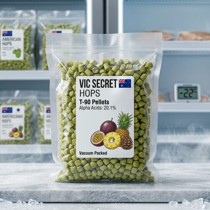 Lúpulo Vic Secret (Austrália) 20.1% AA - Pellets T-90
