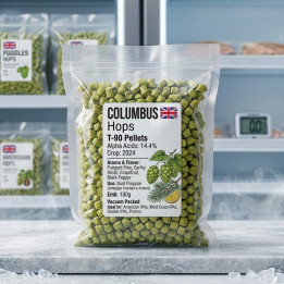 Lúpulo Columbus CTZ EUA 14.4% AA Pellets | -22ºC e Vácuo