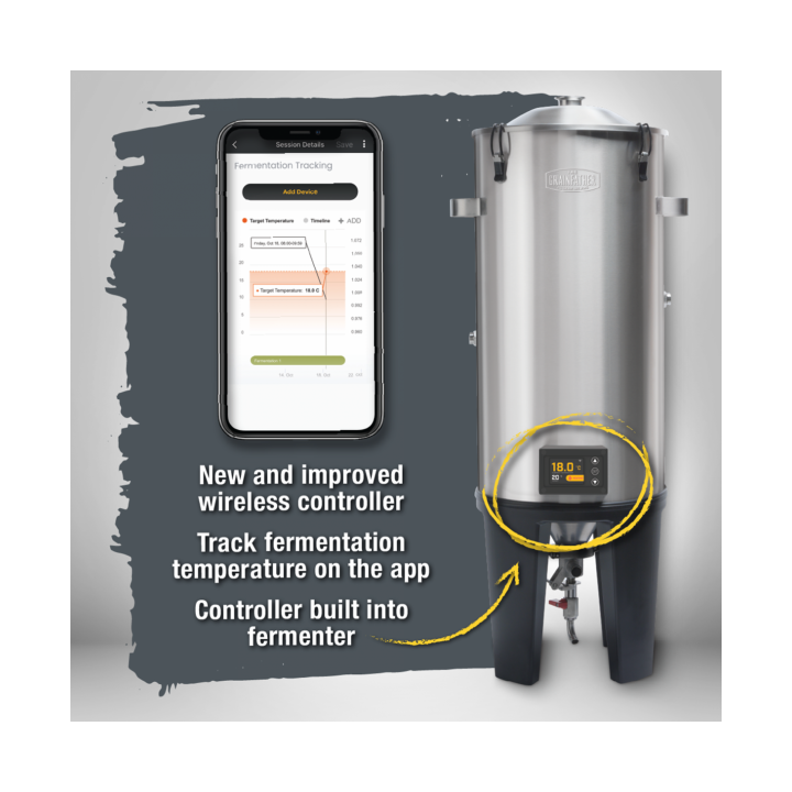 Fermentador Conico Grainfather 30L PRO Edition com WiFi