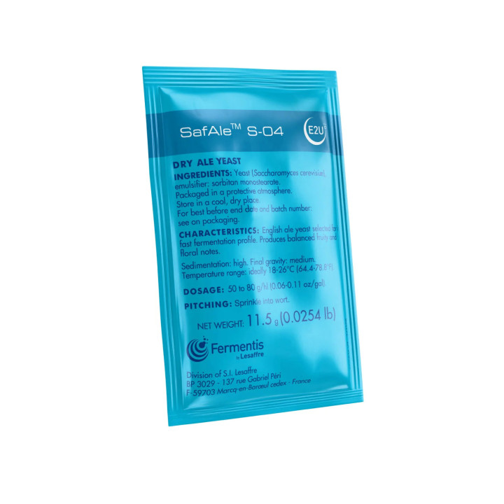 SafAle S-04 Fermentis 11.5g - Levedura Inglesa Ale