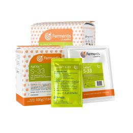 SafAle™ S-33 (11.5g) - Levedura Belga Versátil e de Refermentação