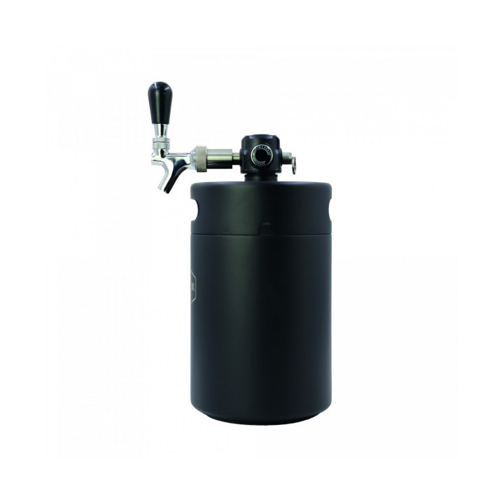 Mini Barril 4L Brew Monk® - Sistema de Tiragem Completo com Regulador e Torneira