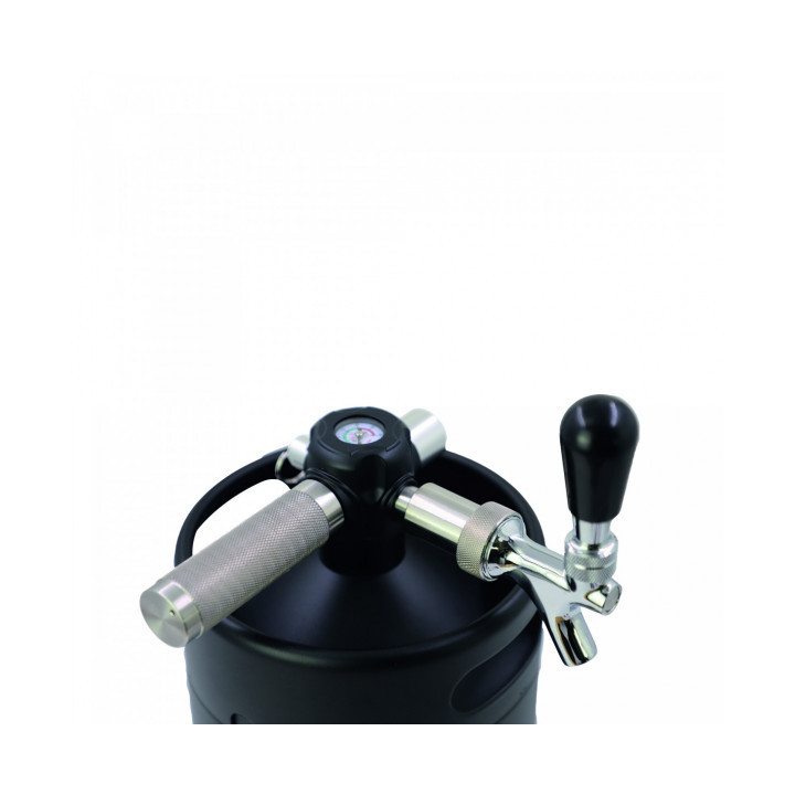 Mini Barril 4L Brew Monk® - Sistema de Tiragem Completo com Regulador e Torneira