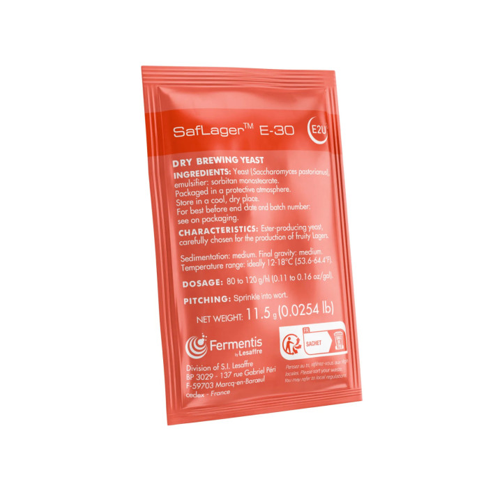 SafLager E-30 Fermentis 11.5g - Levedura Lager Frutada