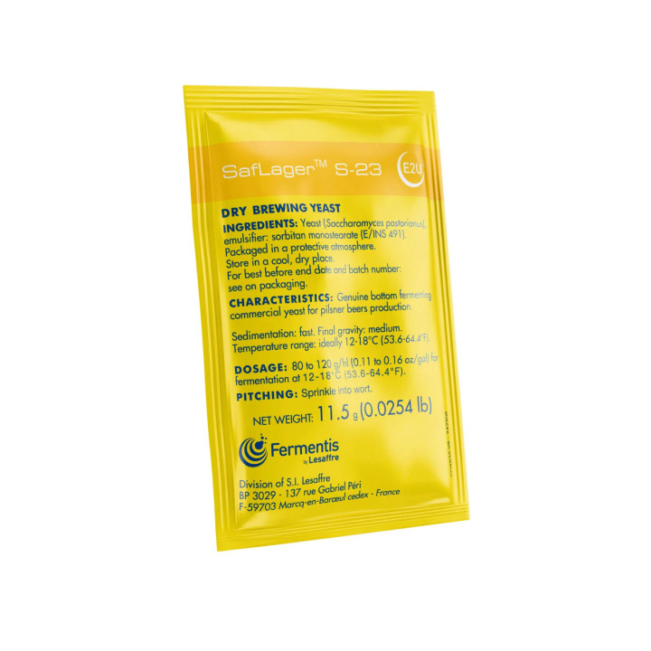 SafLager S-23 Fermentis 11.5g - Levedura Lager de Berlim