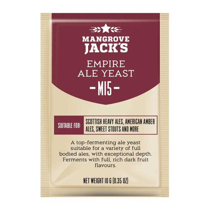 Mangrove Jack's M15 10g - Levedura para English Pale Ale e Stout