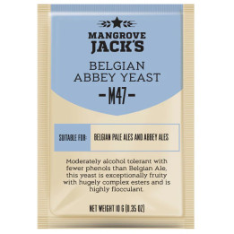 Mangrove Jack's M47 10g - Levedura para Dubbel e Quadrupel