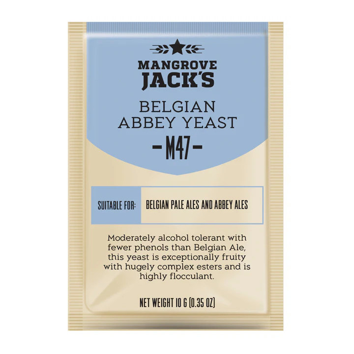 Mangrove Jack's M47 10g - Levedura para Dubbel e Quadrupel