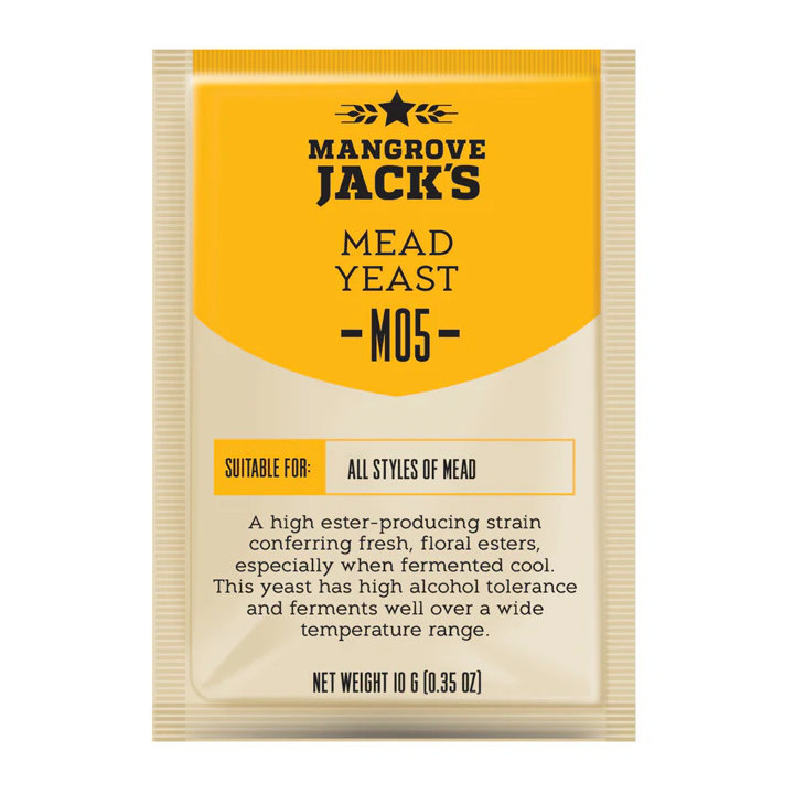 Mangrove Jack's M05 10g - Levedura para Hidromel (Mead)