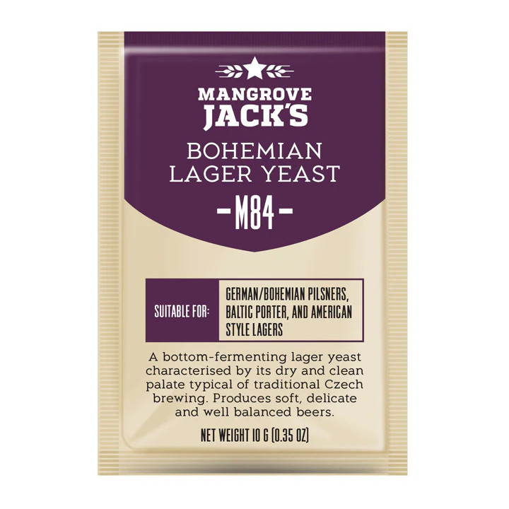 Mangrove Jack's M84 Bohemian Lager (10g) - Levedura para Pilsner e Lagers de Estilo Checo