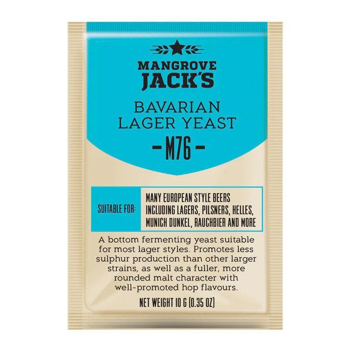 Mangrove Jack's M76 10g - Levedura para Munich Helles e Lager