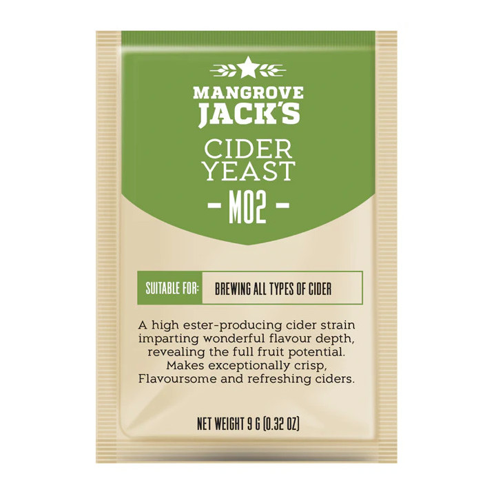 Mangrove Jack's M02 Cider (9g) - Levedura Especialista para Cidra Artesanal