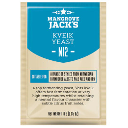 Mangrove Jack's M12 Kveik 10g - Fermenta até 40°C em 48h