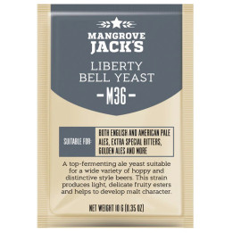 Mangrove Jack's M36 Liberty Bell Ale (10g) - Levedura Versátil para Ales Equilibradas